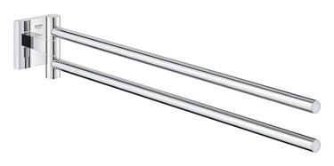 GROHE Start Cube - Handtuchhalter (2-armig schwenkbar, verdeckte Befestigung, verschraubbar), chrom, 40976000 im Sale
